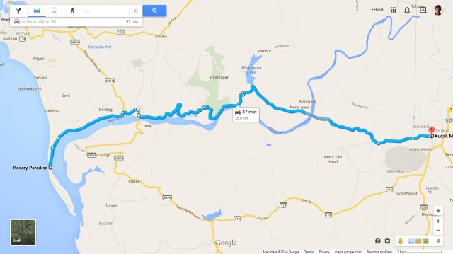 Kudal to Tarkarli via offroad trail